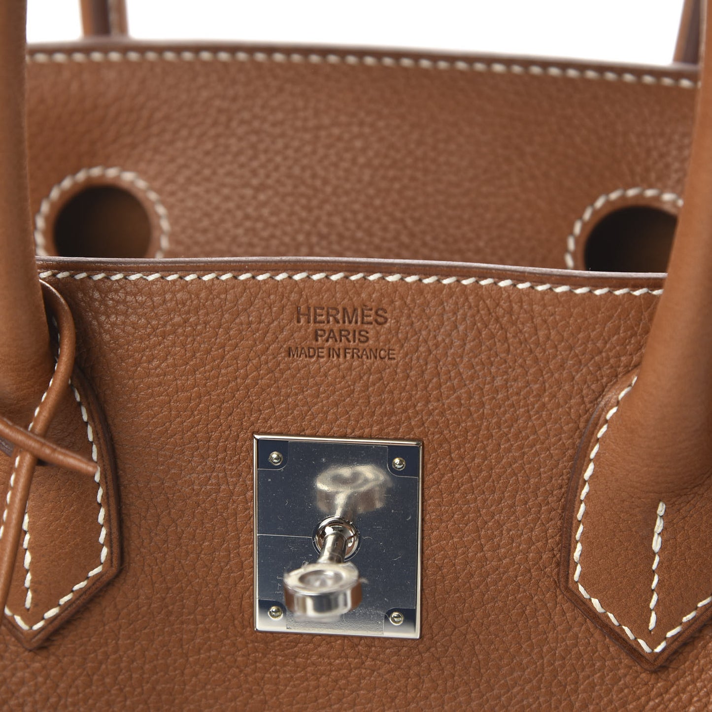 Natural Barenia Faubourg Birkin 30 Fauve