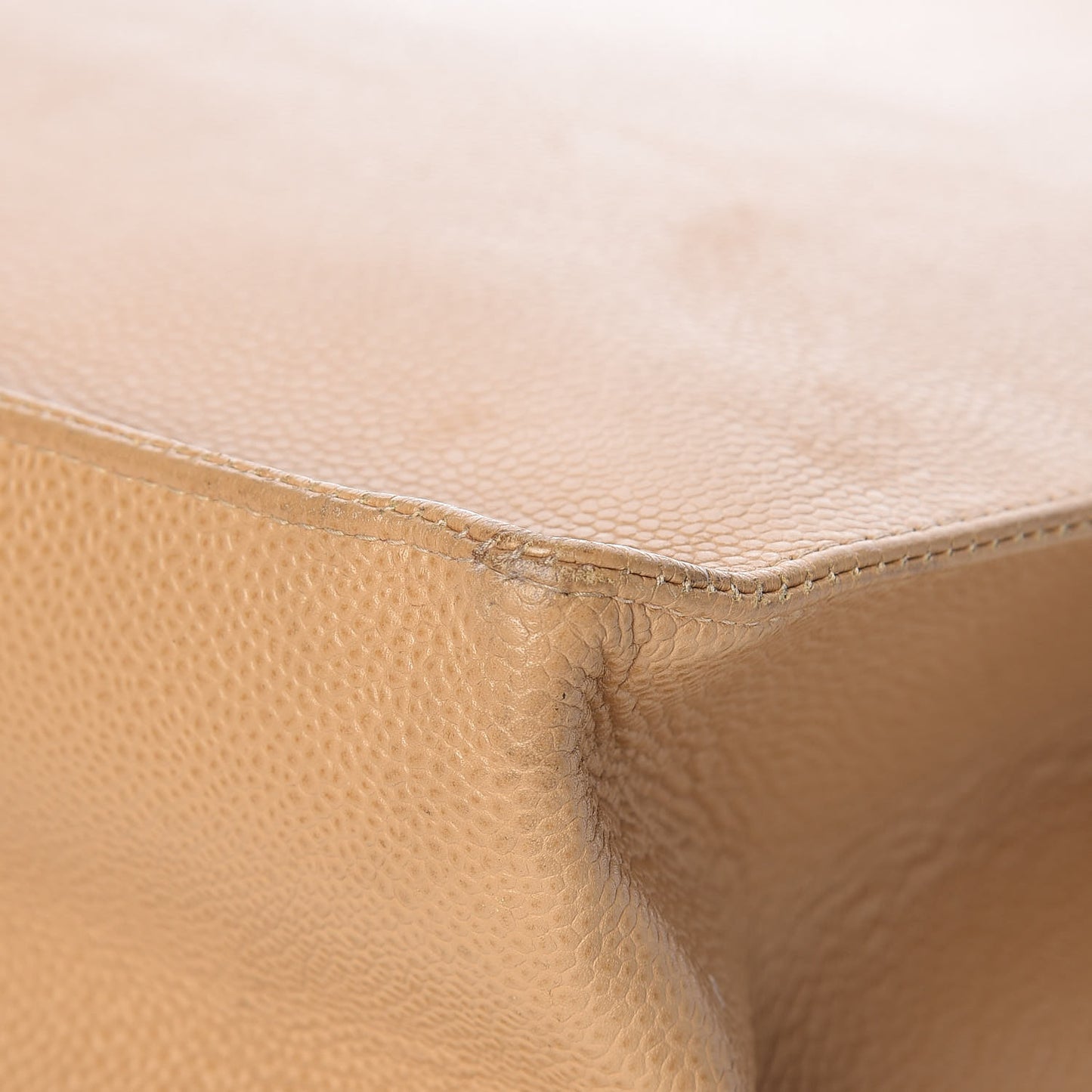 Caviar CC Tote Beige