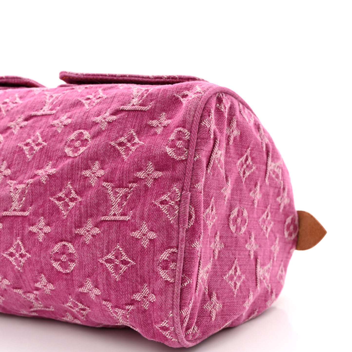 Monogram Denim Neo Speedy Fuchsia