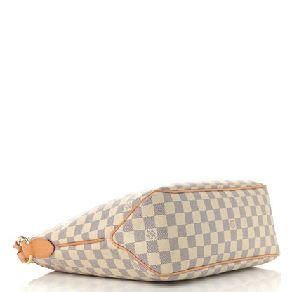 Louis Vuitton Damier Azur Delightful MM Rose Ballerine 4 of 10