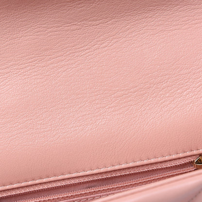 Chanel Goatskin Quilted Medium 19 Flap Light Pink 10 of 12