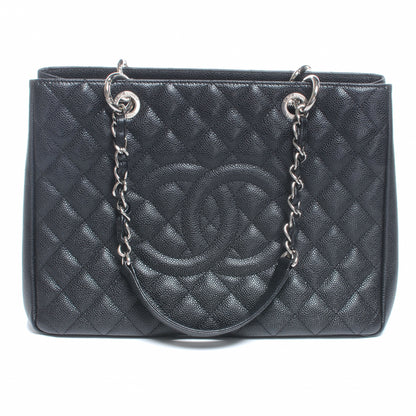 Chanel Caviar Quilted Grand Shopping Tote GST Black 1 of 7