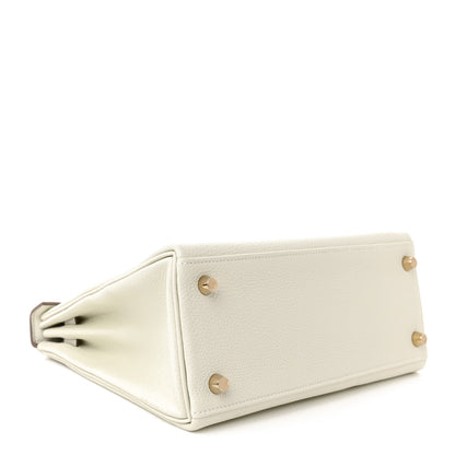 Hermes Togo Kelly Retourne 25 Mushroom 4 of 11