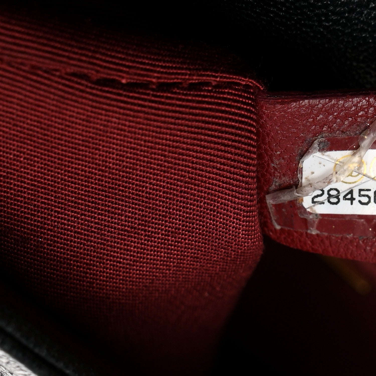 Chanel Lambskin Quilted Chain Infinity Top Handle Flap Black 7 of 10