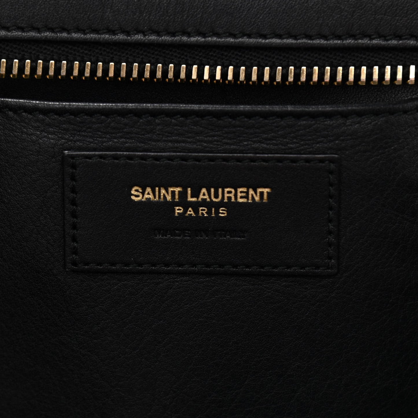Calfskin Small Classic Y Cabas Black