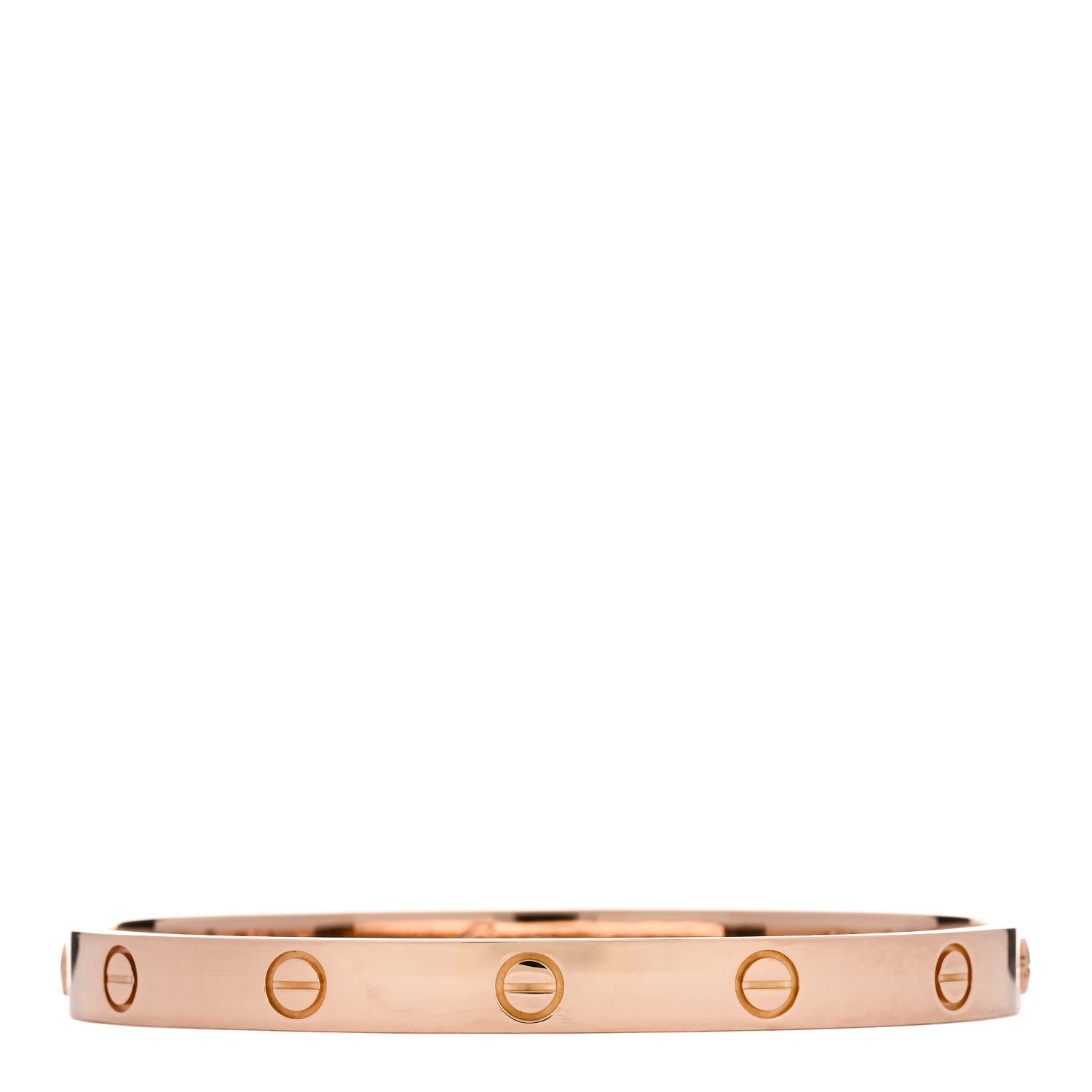 Cartier 18K Pink Gold LOVE Bracelet 18 1 of 7