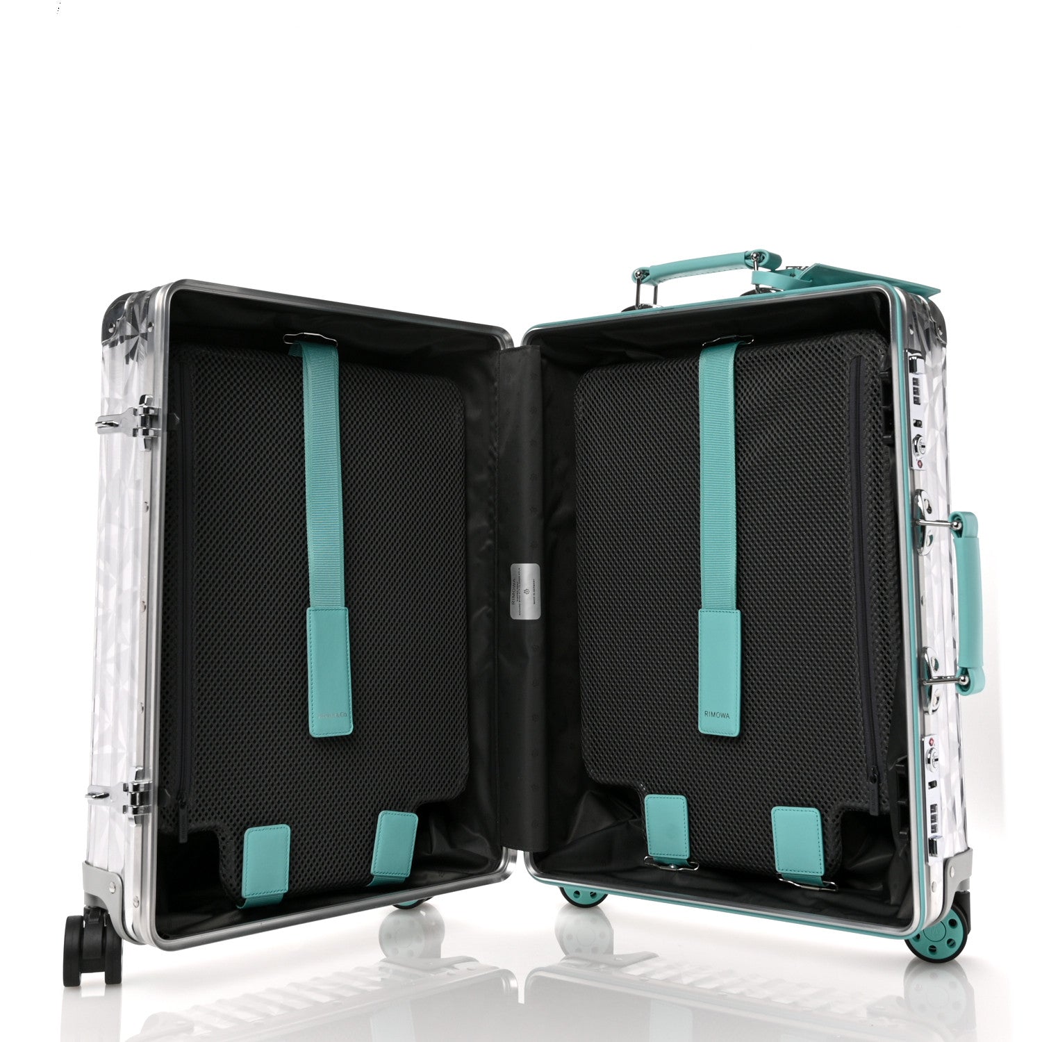 Rimowa X TIFFANY Aluminum Classic Cabin Luggage Silver 4 of 8
