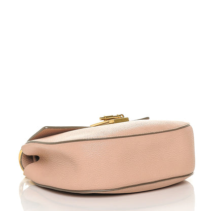 Chloe Grained Lambskin Medium Drew Shoulder Bag Cement Pink 4 of 8