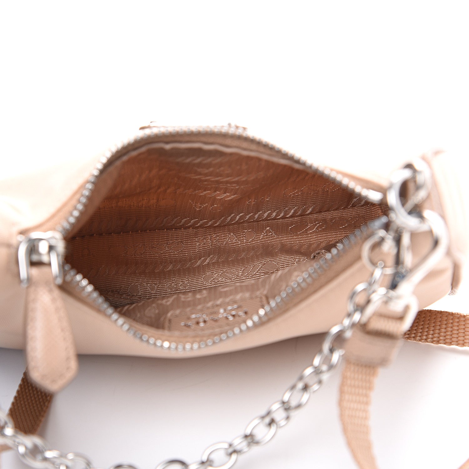 Prada Tessuto Nylon Saffiano Mini Re-Edition 2000 Shoulder Bag Cammeo 4 of 9