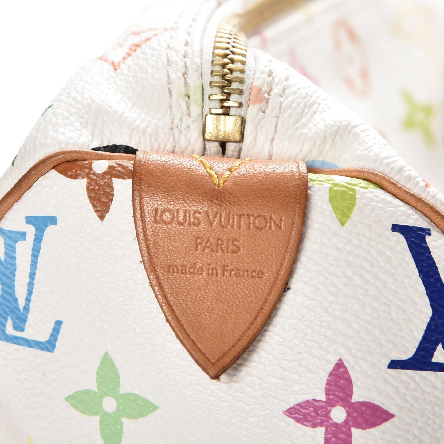 Monogram Multicolor Speedy 30 White