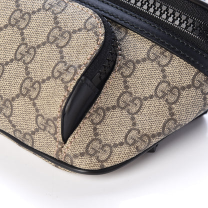 Gucci GG Supreme Monogram Belt Bag Black 6 of 9