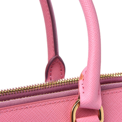 Prada Saffiano Small Galleria Double Zip Tote Petalo 6 of 6