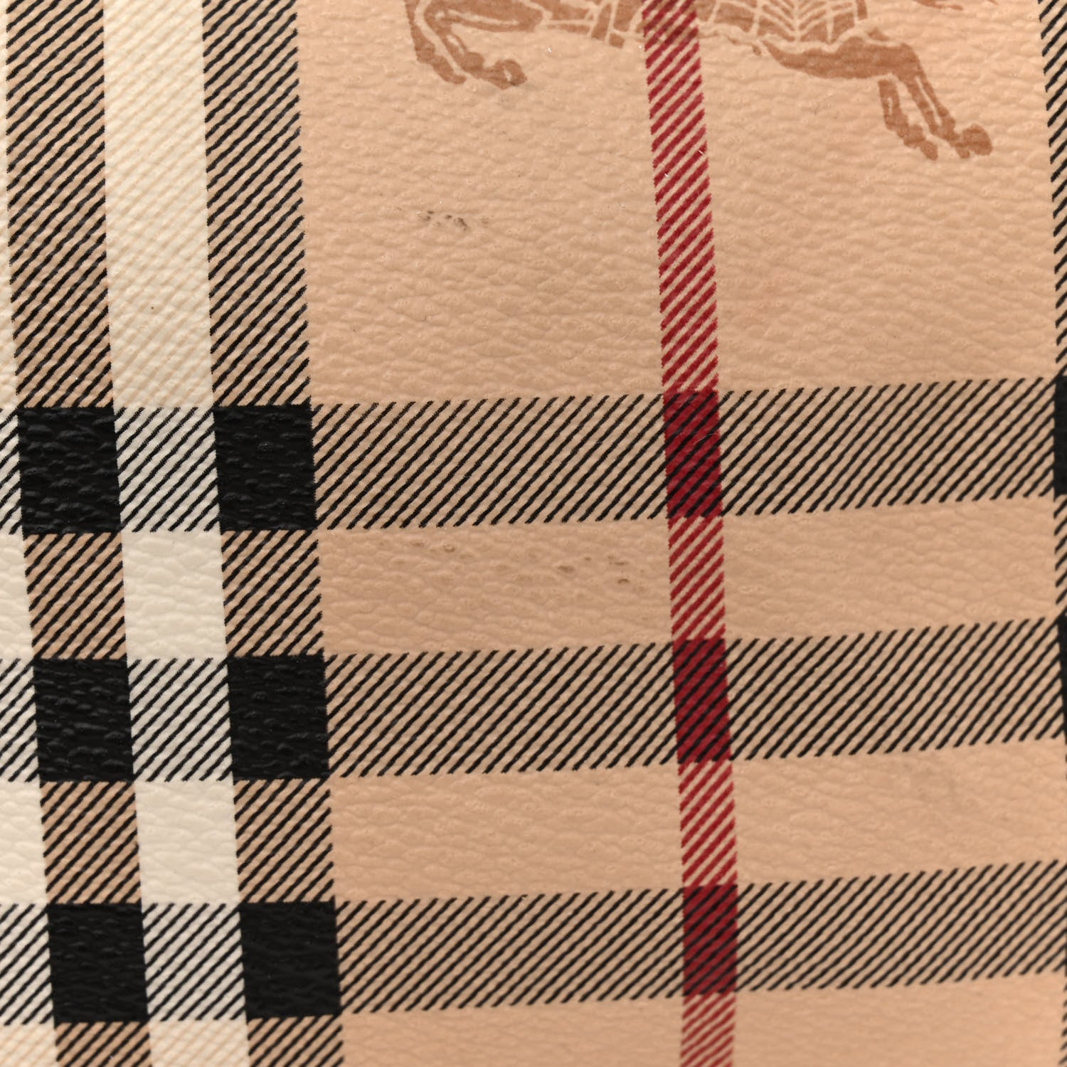 Burberry Haymarket Check Small Canterbury Tote Bronze 16 of 17