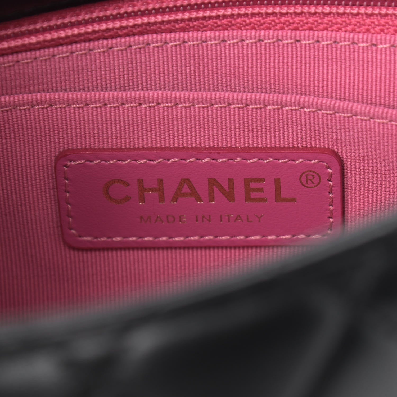 Chanel Lambskin Resin Quilted Mini Pearl Samba Square Flap Black 6 of 9