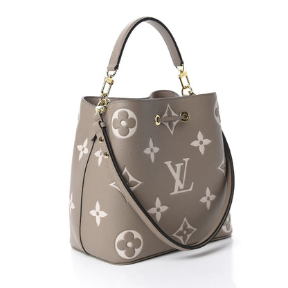 Louis Vuitton Empreinte Monogram Giant Neonoe MM Tourterelle Creme 5 of 12