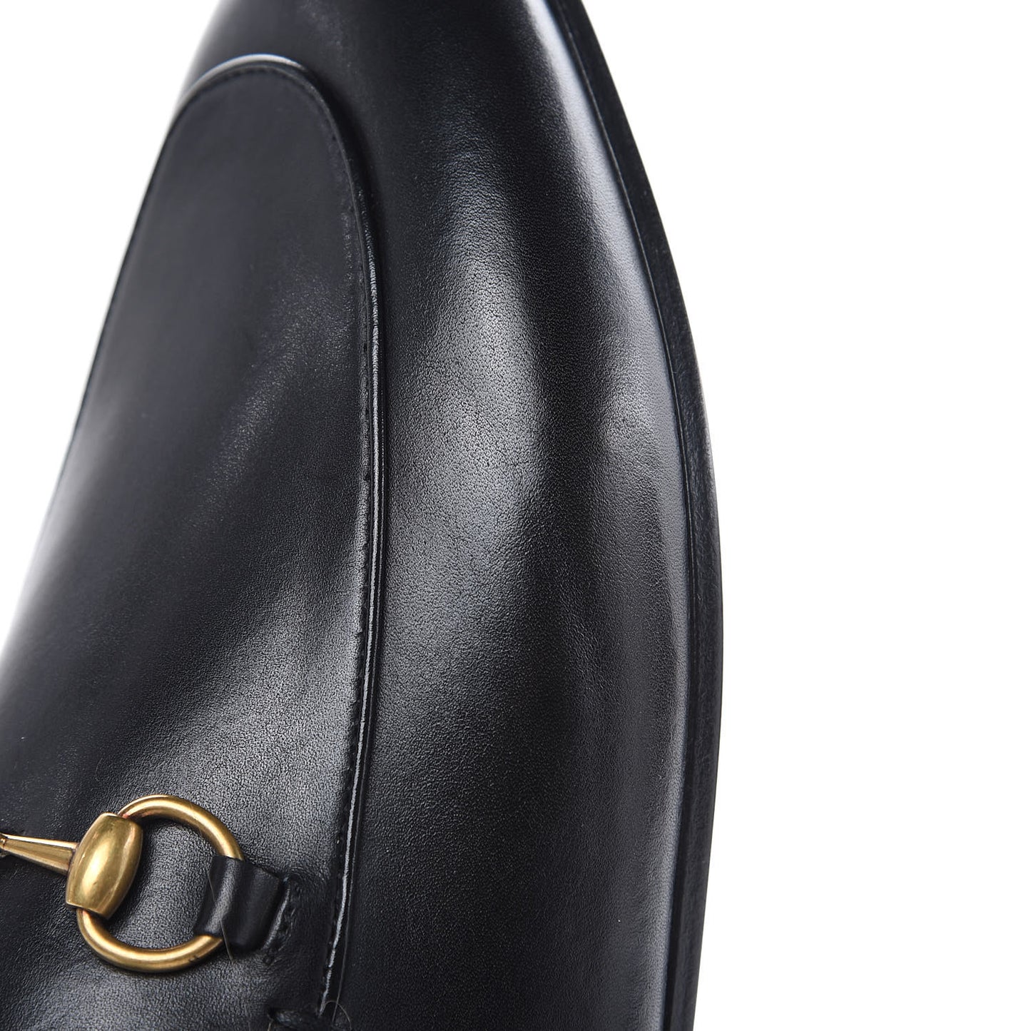 Calfskin Fur Womens Princetown Slippers 37.5 Black