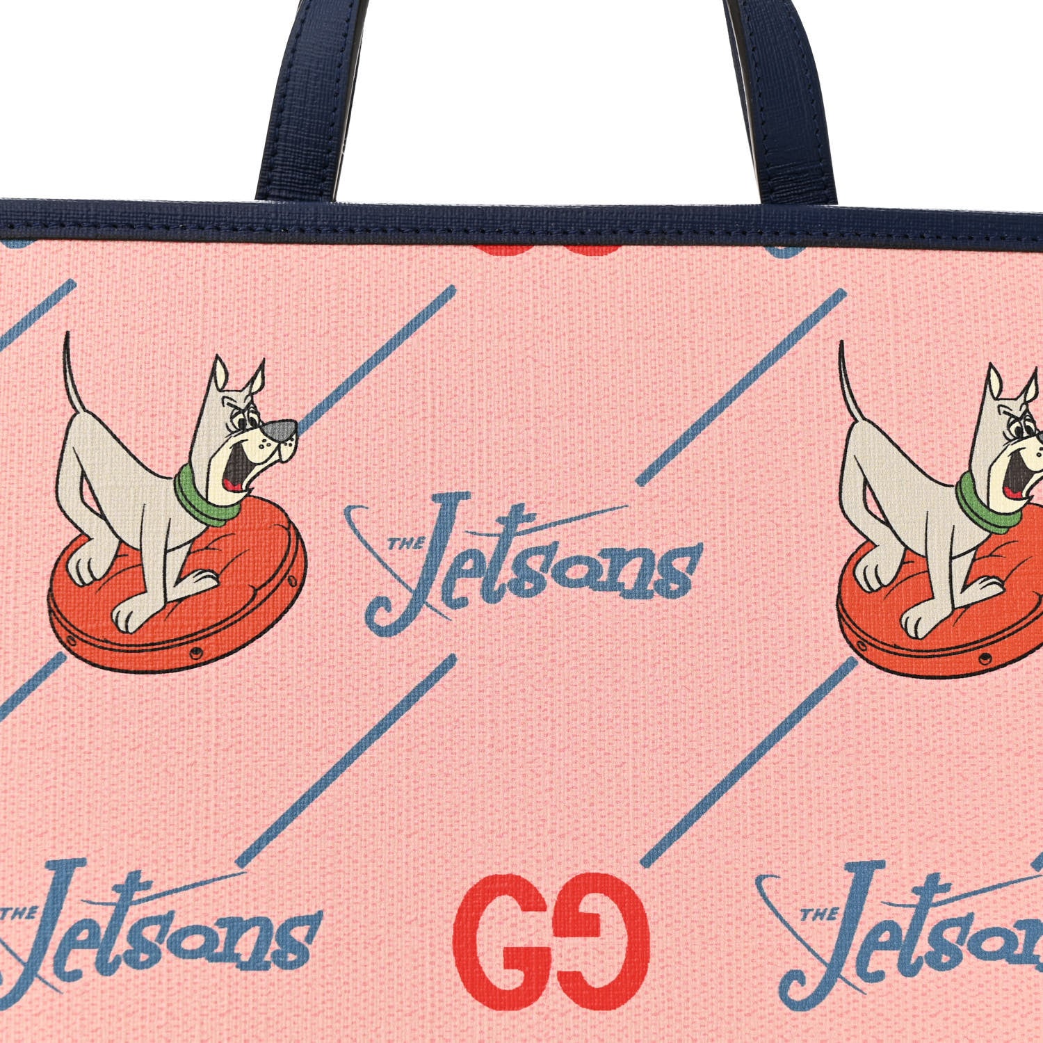 Gucci Coated Canvas Interlocking G The Jetsons Childrens Tote Pink Multicolor 8 of 11