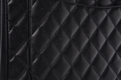 Chanel Caviar Quilted Grand Shopping Tote GST Black 10 of 11