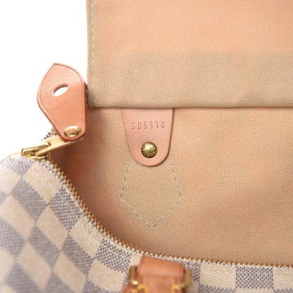 Louis Vuitton Damier Azur Speedy 30 7 of 18