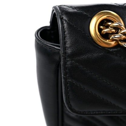 Gucci Calfskin Matelasse Mini GG Marmont Shoulder Bag Black 15 of 15