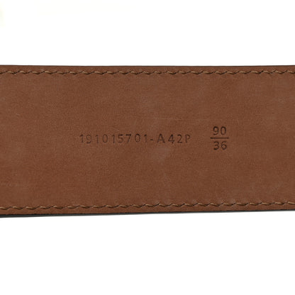 Fendi Calfskin F is Fendi FF 1974 Embossed Belt 90 36 Black 6 of 6