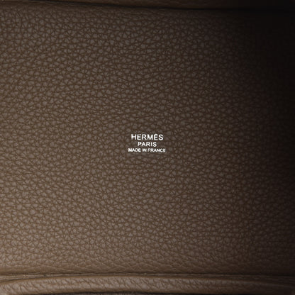 Hermes Taurillon Clemence Picotin Lock 18 PM Etoupe 6 of 10