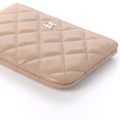 Chanel Caviar Quilted Small Cosmetic Case Beige 7 of 11