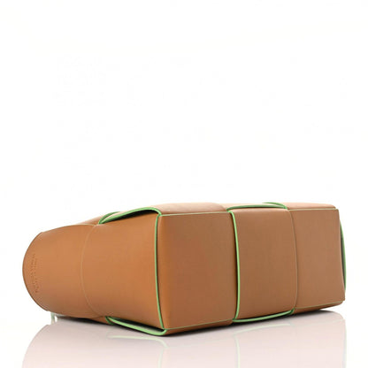 Bottega Veneta Buffalo Maxi Intrecciato Small Arco Tote Caramel Pistachio 3 of 12