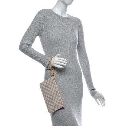 Louis Vuitton Damier Azur Neverfull MM GM Pochette 2 of 6
