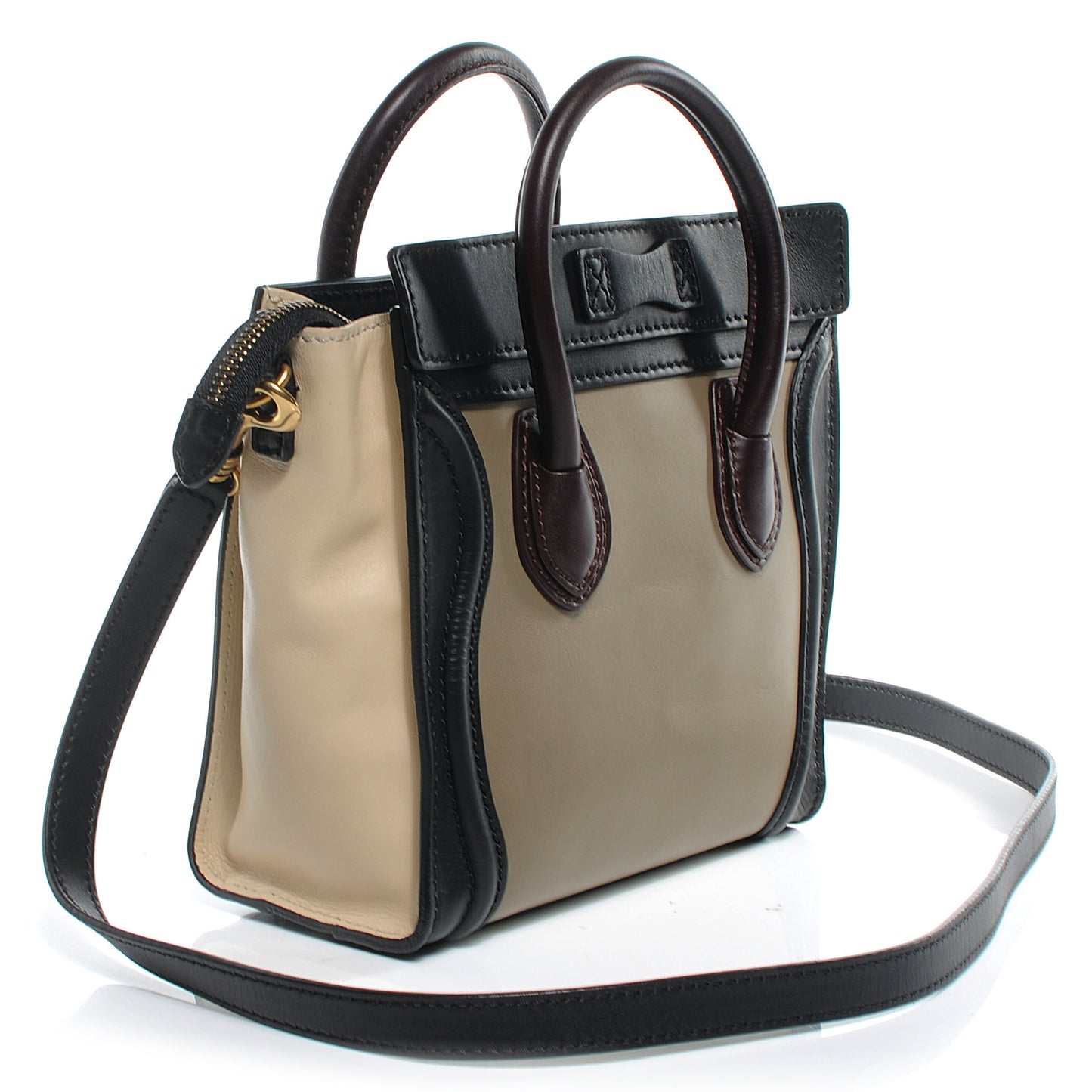 Smooth Calfskin Nano Tri-Color Luggage