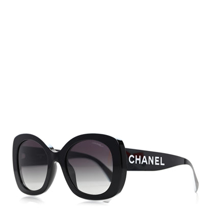 Chanel Acetate Sunglasses 71414A Black 1 of 8