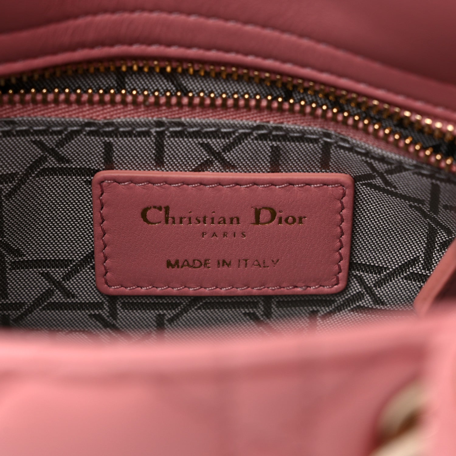Christian Dior Lambskin Cannage Mini Lady Dior Pink 6 of 9