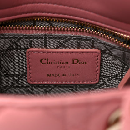 Christian Dior Lambskin Cannage Mini Lady Dior Pink 6 of 9
