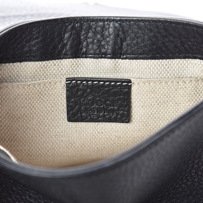 Gucci Pebbled Calfskin Small Soho Flap Crossbody Black 6 of 8