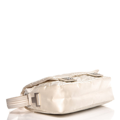 Chanel Nylon Ski Messenger Bag White 4 of 9