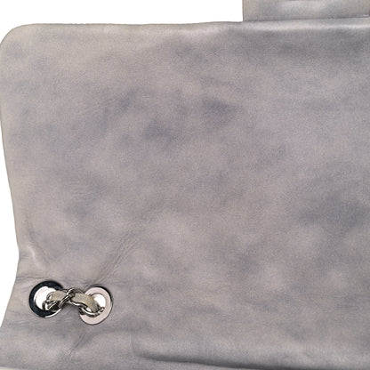 Chanel Lambskin Quilted Jumbo Coco Rain Flap Grey 21 of 26
