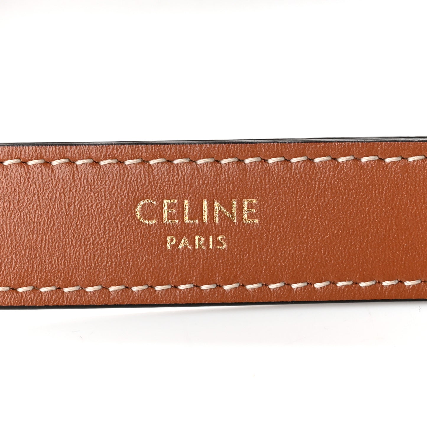Triomphe Canvas Calfskin Ava Shoulder Bag Tan