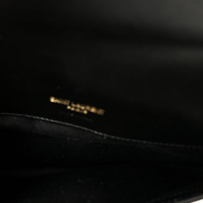 Saint Laurent Grained Calfskin Monogram Phone Holder Crossbody Black 5 of 10