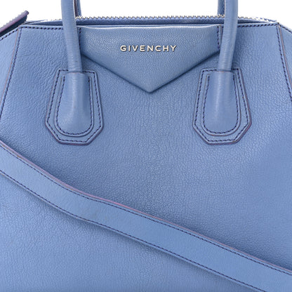 Givenchy Sugar Goatskin Small Antigona Blue 8 of 15