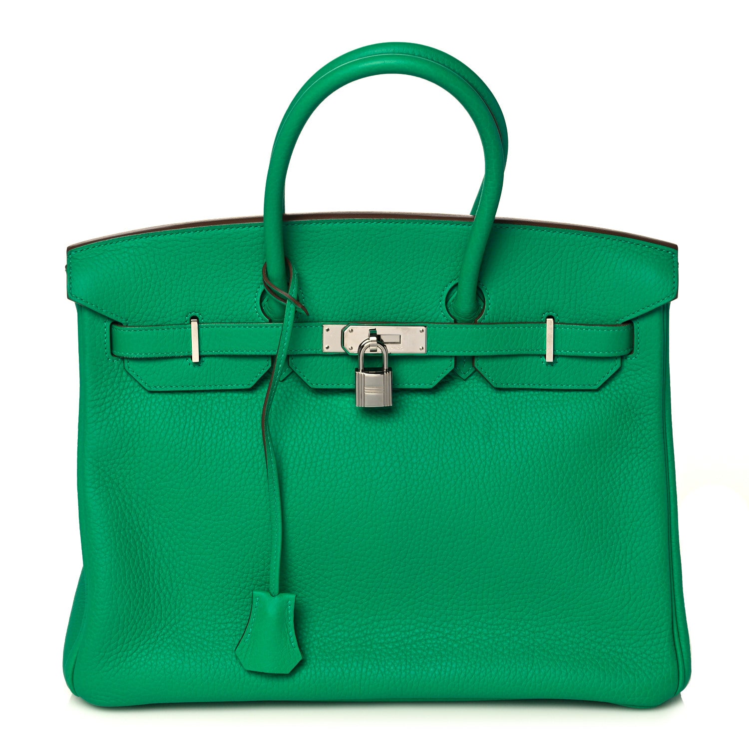 Hermes Taurillon Clemence Birkin 35 Menthe 1 of 34