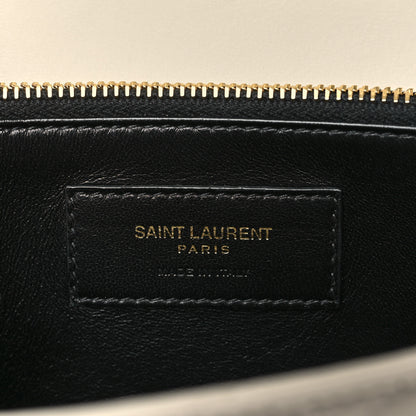 Saint Laurent Lambskin Quilted Mini Gaby Satchel Blanc Vintage 6 of 10