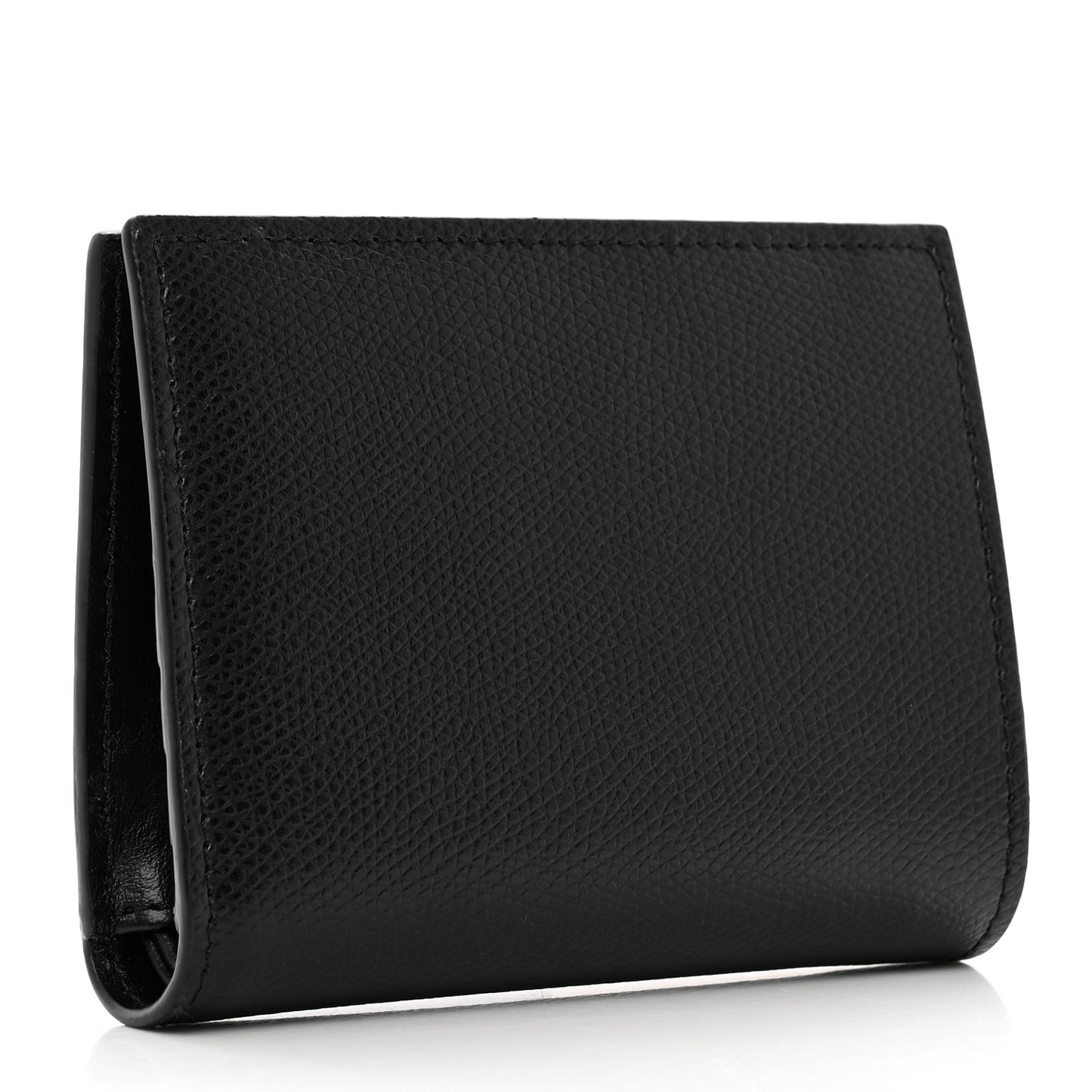 Vitello Cruise F is Fendi Compact Bi-Fold Wallet Black