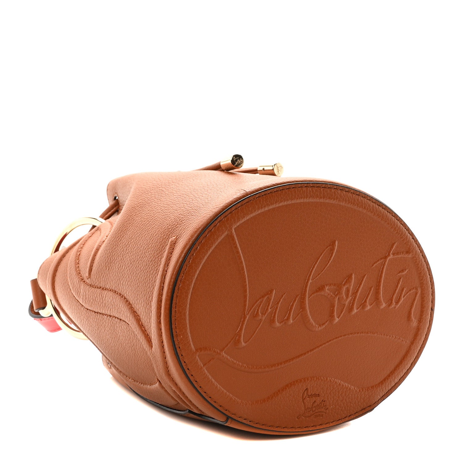 Christian Louboutin Calfskin Empire By My Side Bucket Bag Cuoio 4 of 9