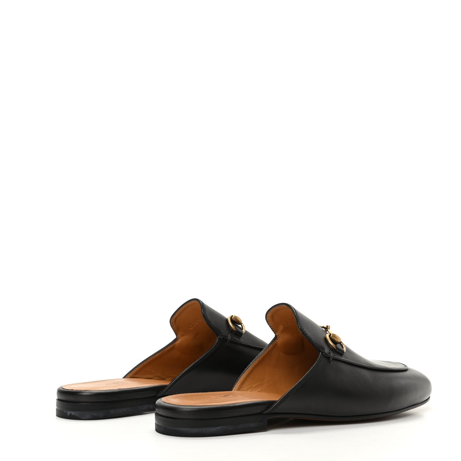 Gucci Calfskin Womens Princetown Slippers 38.5 Black 4 of 10