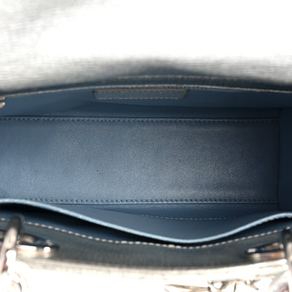 Christian Dior Metallic Grained Calfskin Cannage Small Lucky Badges My Lady Dior Silver 4 of 9