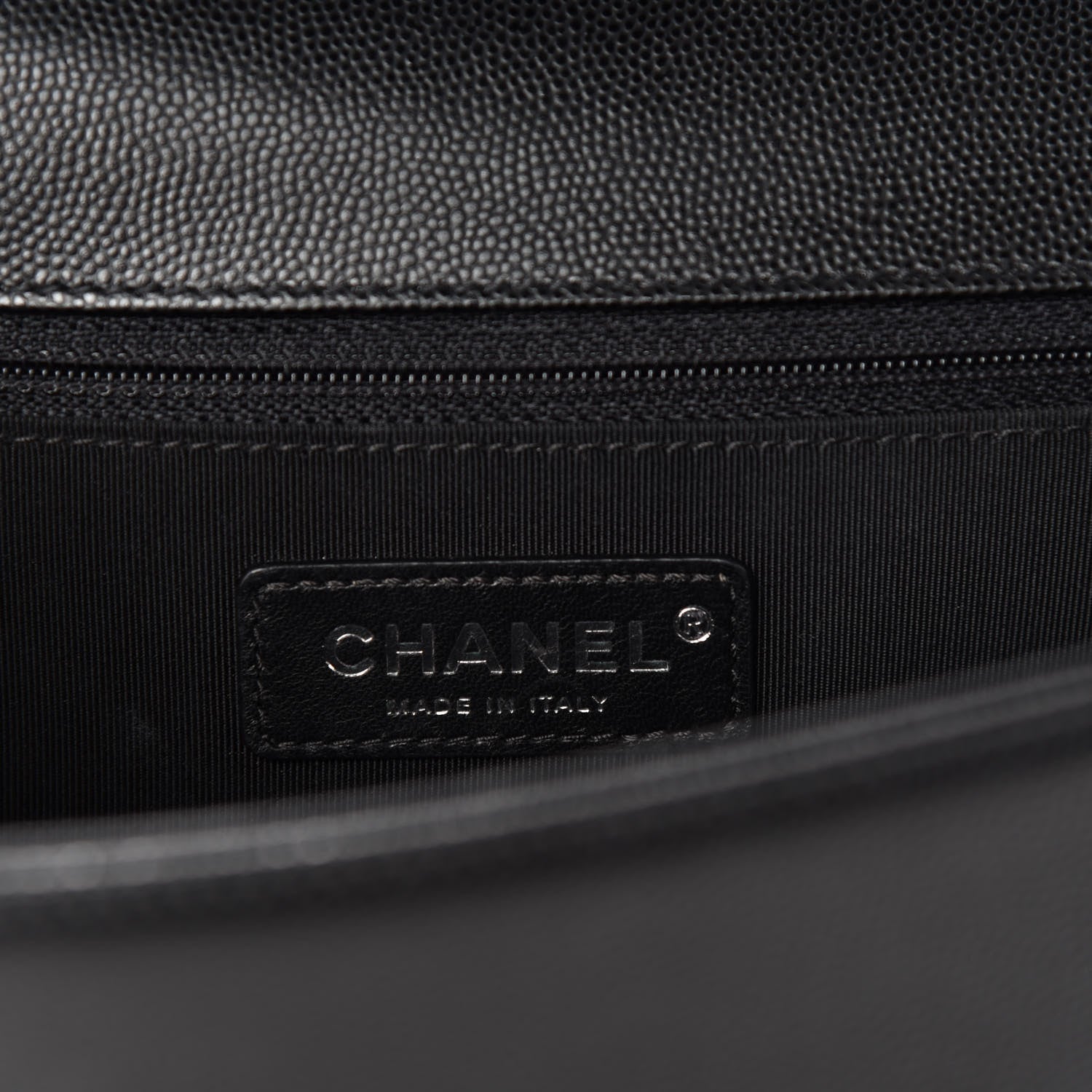 Chanel Caviar Quilted New Medium Boy Flap Black 8 of 10