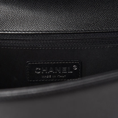 Chanel Caviar Quilted New Medium Boy Flap Black 8 of 10