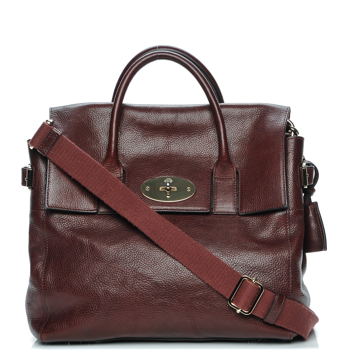 Mulberry Natural Leather Cara Delevigne Convertible Satchel Oxblood 1 of 7