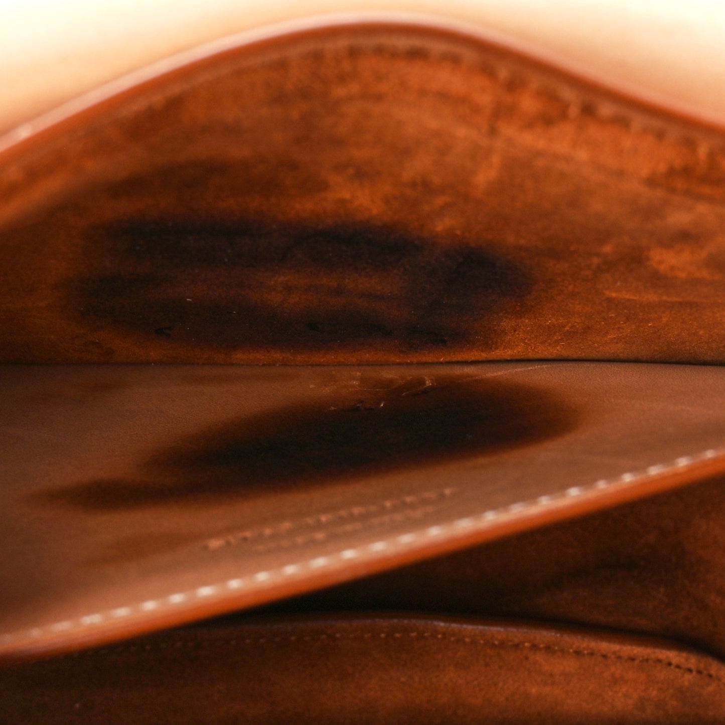 Smooth Vintage Calfskin Monogram Medium Kaia Satchel Gold
