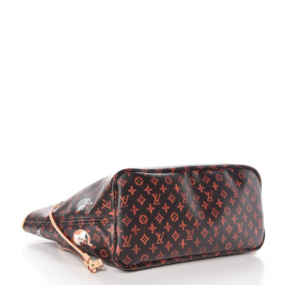 Louis Vuitton Catogram Neverfull MM Marron 4 of 7